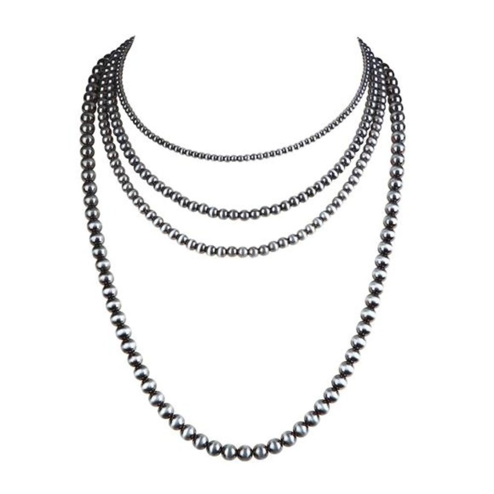 Western Jewelry Navajo Pearl Necklaces (4 Pearls )